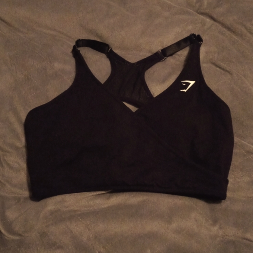 Gymshark Black Sports Bra XL